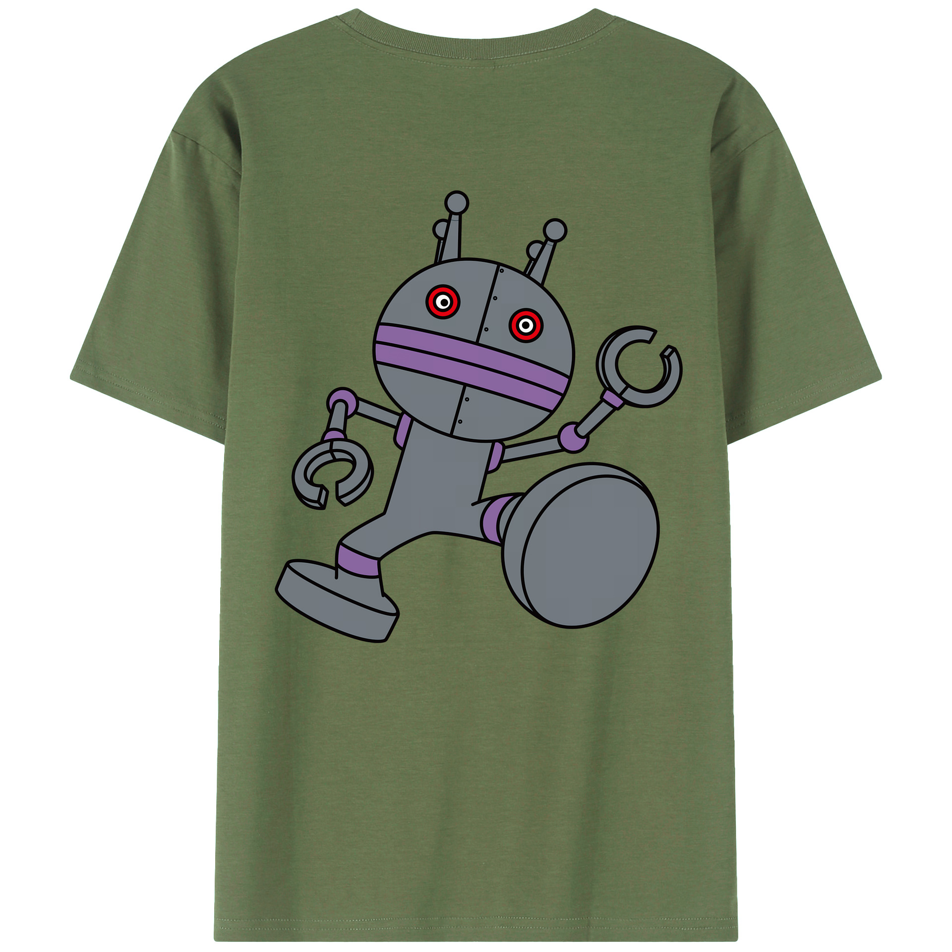 （画像用） アンパンマン Anpanman 綿100％ メンズ半袖Tシャツ（バックプリント） 通気性